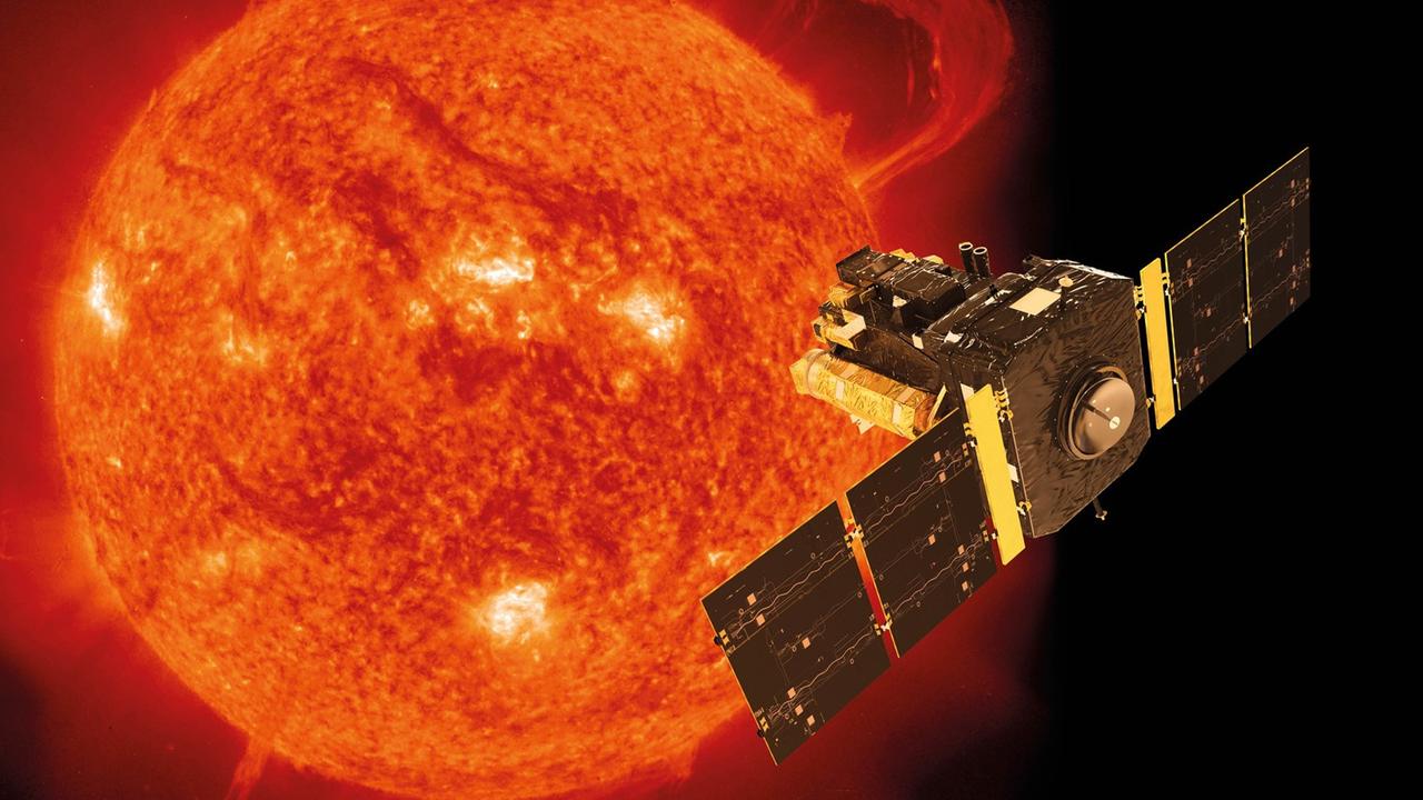 Die SOHO-Sonde hat die Sonne im Blick (Animation)