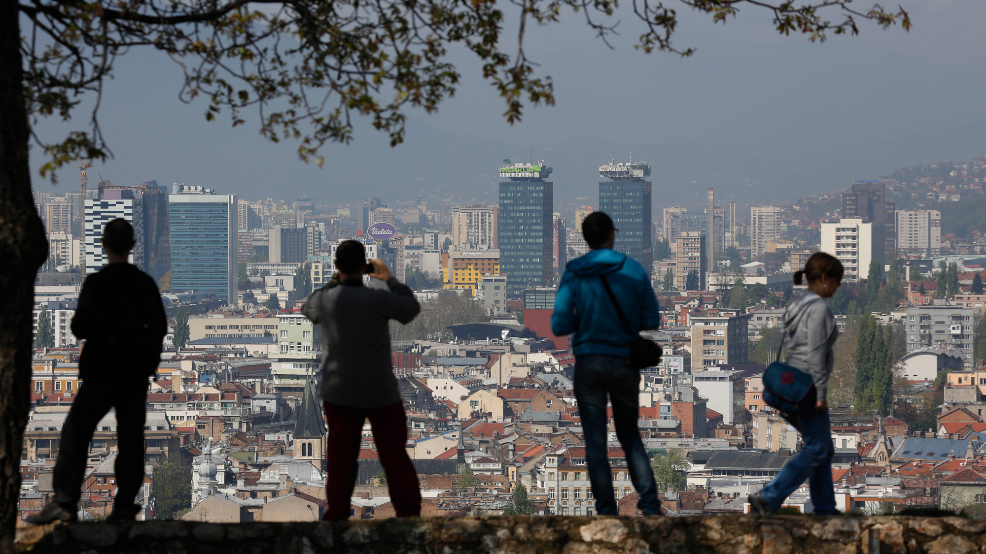 Blick auf Sarajevo.