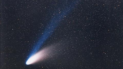 Der Komet Hale-Bopp im März 1997