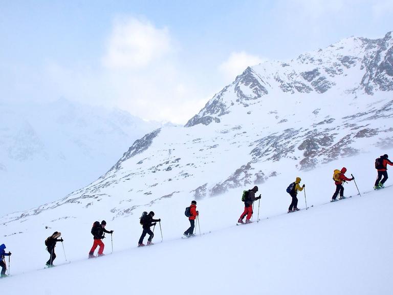 Skiwandertour in den Österreicher Alpen