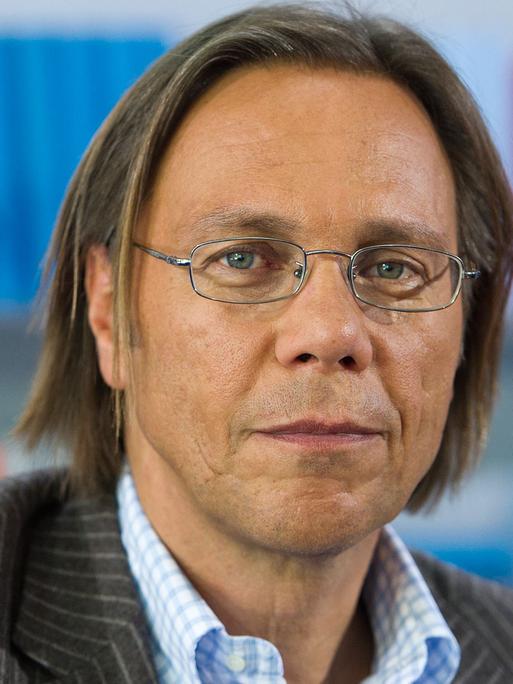 Der Soziologe und Sozialpsychologe Harald Welzer, aufgenommen am 13.10.2011 auf der Frankfurter Buchmesse.