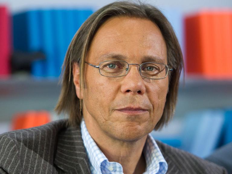 Der Soziologe und Sozialpsychologe Harald Welzer, aufgenommen am 13.10.2011 auf der Frankfurter Buchmesse.