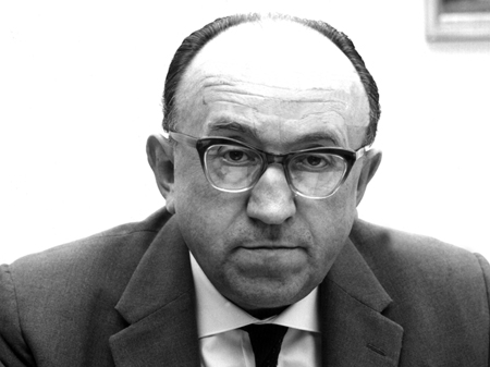 Der Nationalökonom und Soziologe Alfred Müller-Armack, CDU