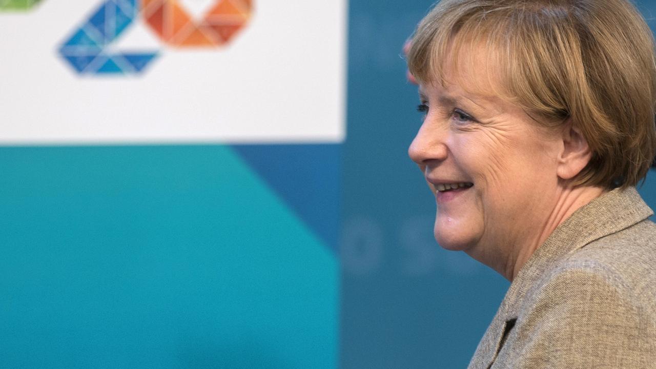 Angela Merkel beim G20-Treffen in Brisbane