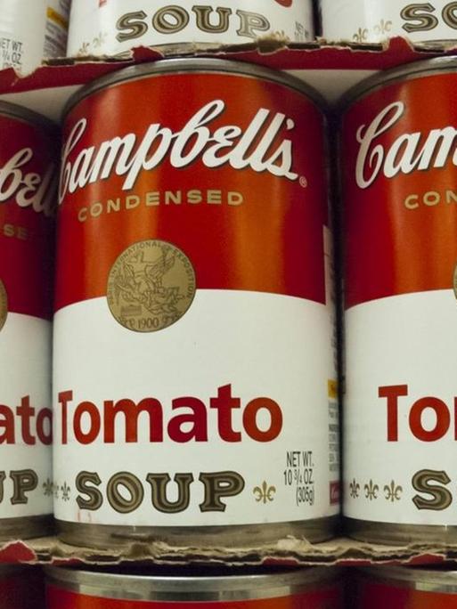Die legendäre Tomatensuppe von Campell - Warhol machte Kunst daraus.