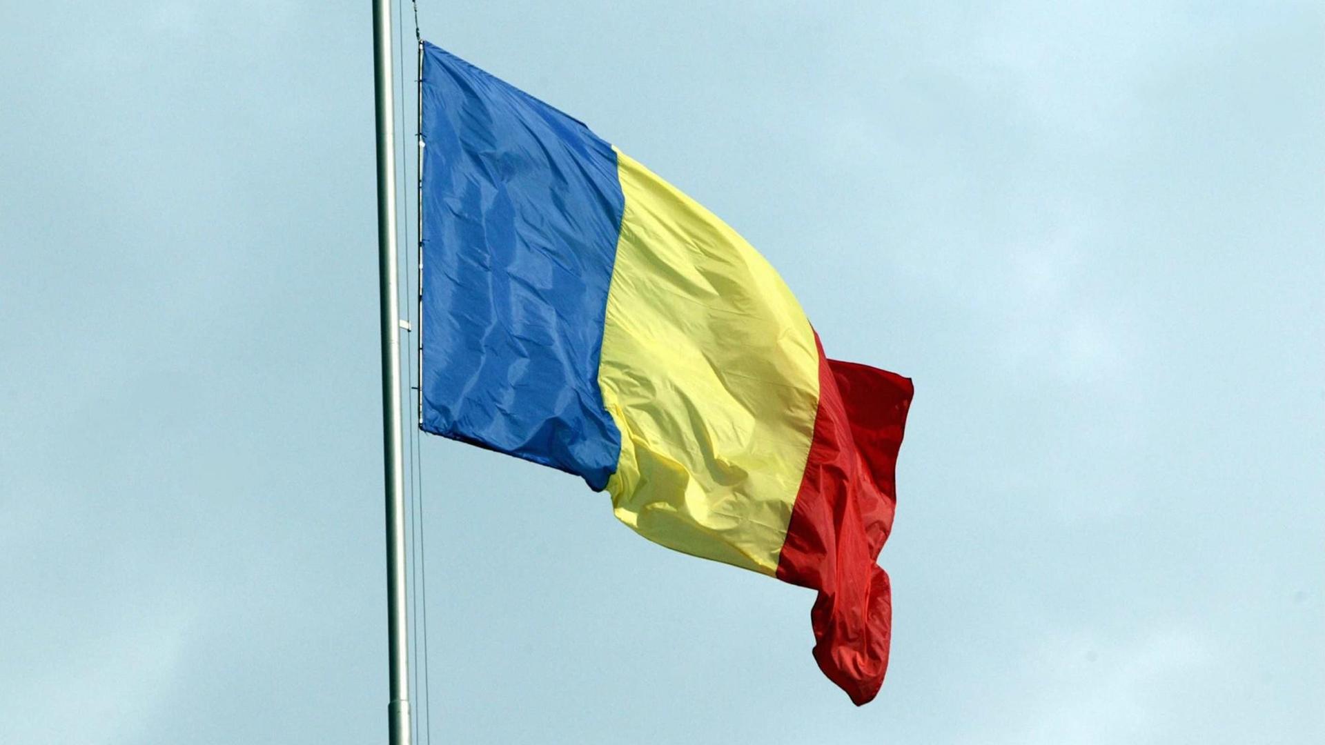 Die Flagge Rumäniens