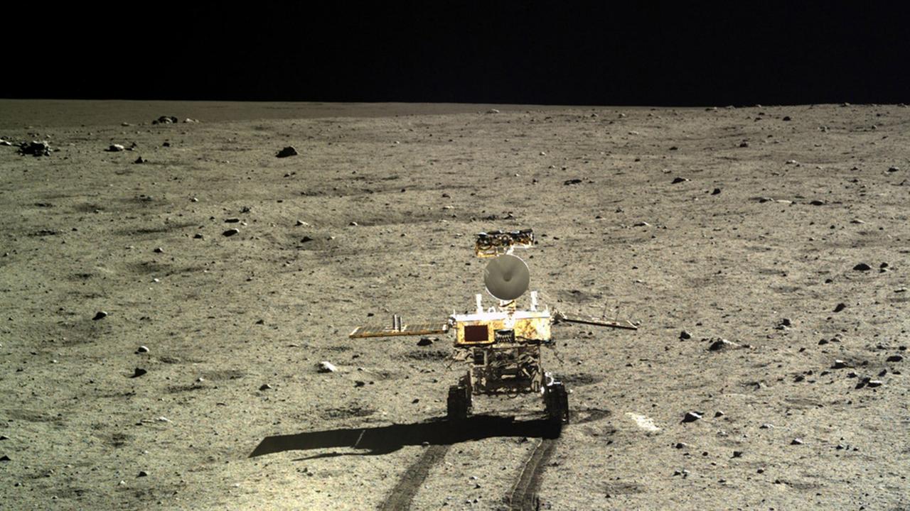 Der Rover Yutu-2 ("Jadekaninchen") der chinesischen Mond-Mission Chang'e 5