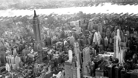 New York aus der Vogelperspektive, 1933