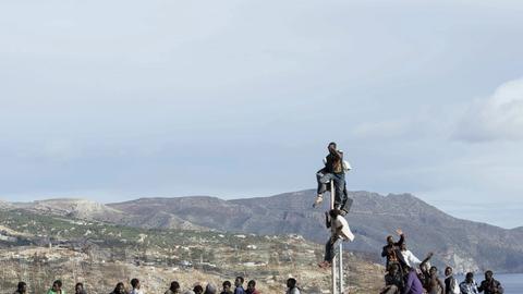 Flüchtlinge in Melilla