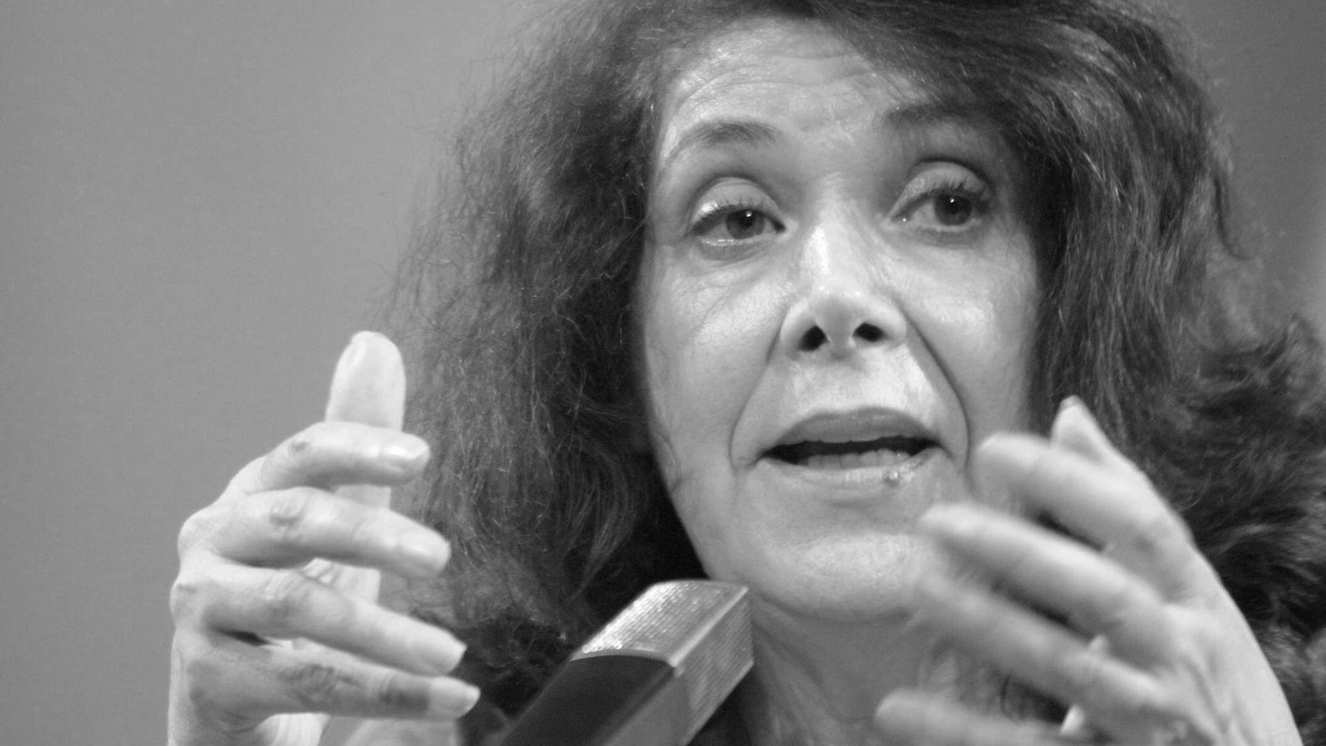 Die algerische Schriftstellerin Assia Djebar