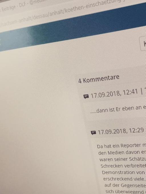 Der Online-Kommentarbereich von MDR Sachsen-Anhalt.