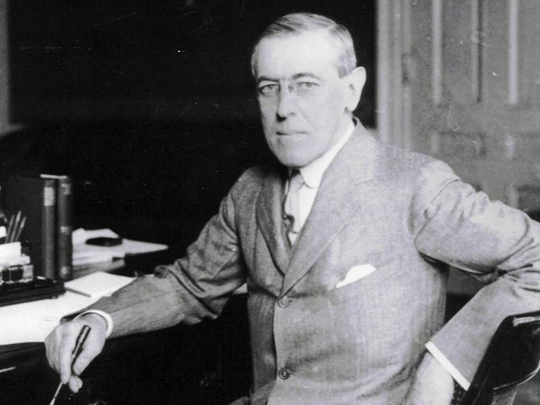 US-Präsident Woodrow Wilson.