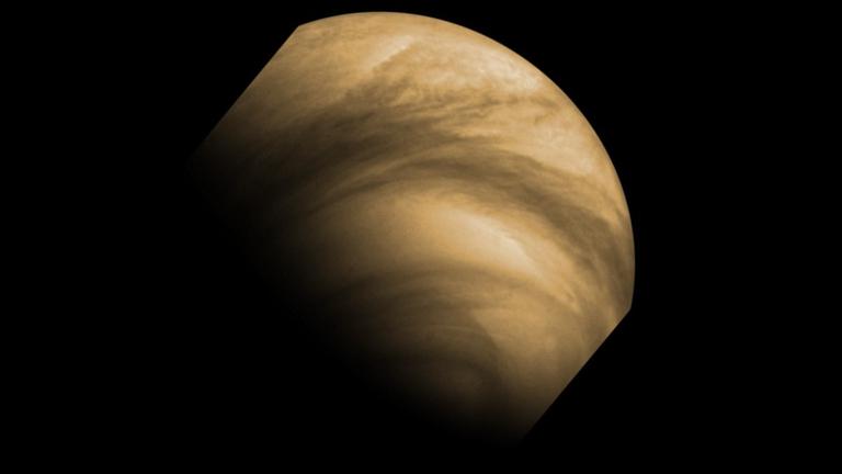 Die Oberseite der Venuswolken