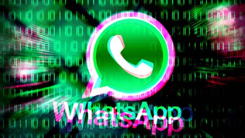 Das App-Symbol von WhatsApp auf einem Smartphone.