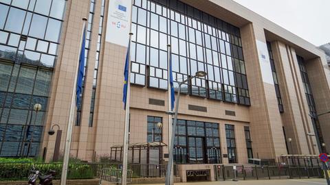 Belgien: Rat der Europäischen Union (Justus-Lipsius-Gebäude).