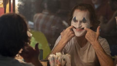 Der Schauspieler Joaquin Phoenix in der Hauptrolle des US-FIlms "Joker".