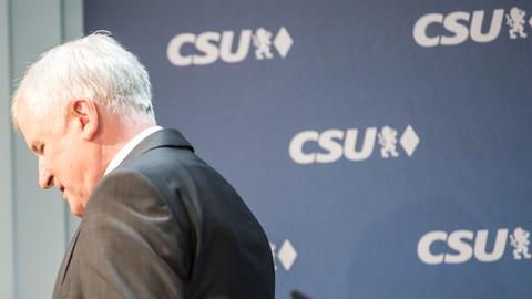 Bayerns Ministerpräsident Horst Seehofer am 16. Oktober 2017 in München