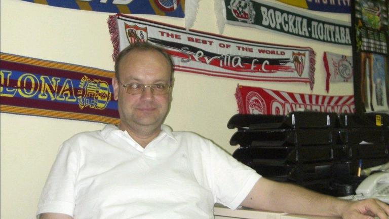 Der ukrainische Fußballjournalisten Artem Frankow.