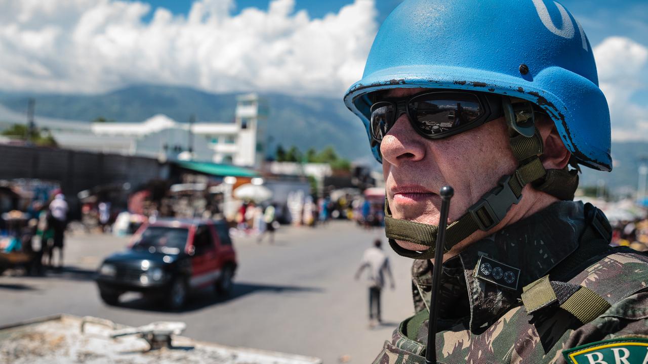 Colonel Guerra, Offizier der brasilianischen UN-Blauhelm-Soldaten, United Nations Stabilization Mission in Haiti (MINUSTAH).