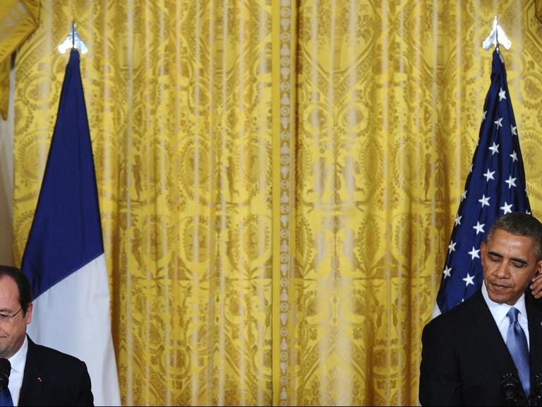 Frankreichs Präsident Francois Hollande und US-Präsident Barack Obama.