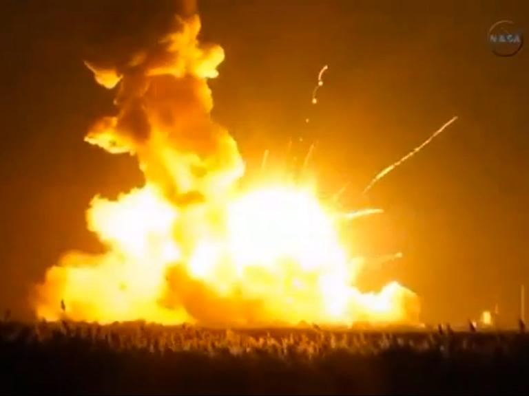 Raumfrachter "Cygnus" explodiert beim Start