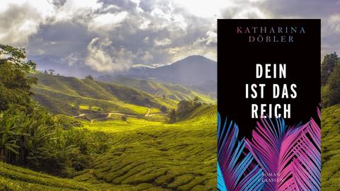 Hintergrund: Stockimage / Vordergrund: Buchcover "Dein ist das Reich"