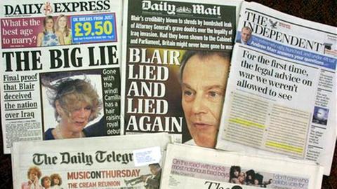 "Was bewegt einen ehemaligen KGB Spion, in den krisengeschüttelten britischen Zeitungsmarkt einzusteigen?" 
