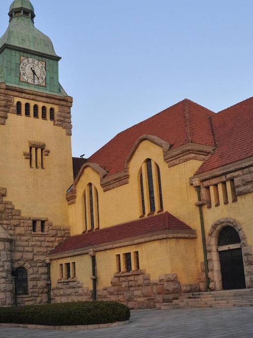 Evangelische Kirche nach deutscher Bauart in Qingdao in China