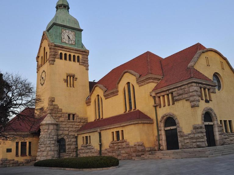 Evangelische Kirche nach deutscher Bauart in Qingdao in China