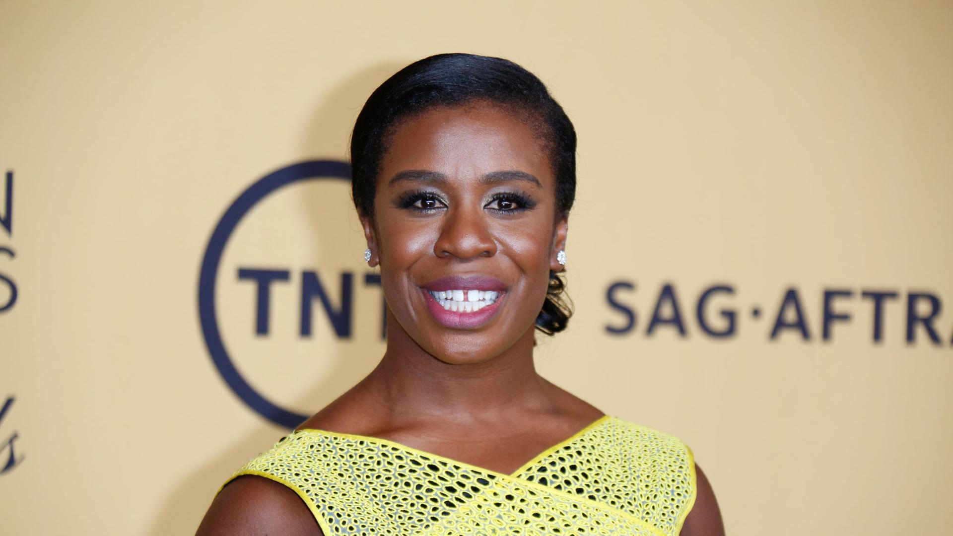 Uzo Aduba arrives at the 21st annual Screen Actors Guild Awards - SAG Awards - in Los Angeles, USA, on 25 January 2015.