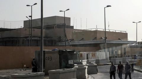 Die Botschaft der USA in der irakischen Hauptstadt Bagdad.