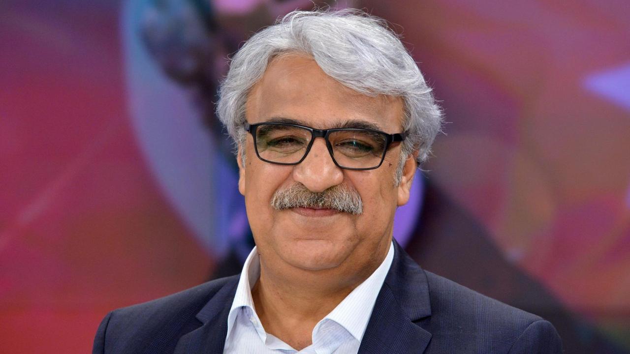 Mithat Sancar, Abgeordneter der prokurdischen Oppositionspartei HDP im türkischen Parlament, aufgenommen am 02.03.2017 während der ZDF-Talksendung "Maybrit Illner".