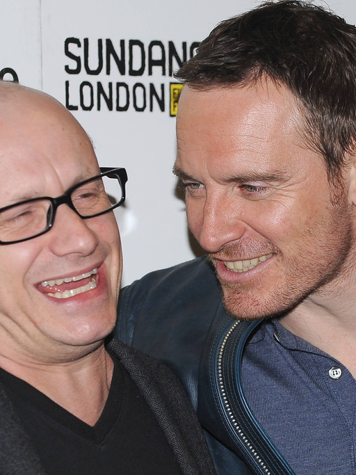 "Frank"-Regisseur Lenny Abrahamson und Schauspieler Michael Fassbender
