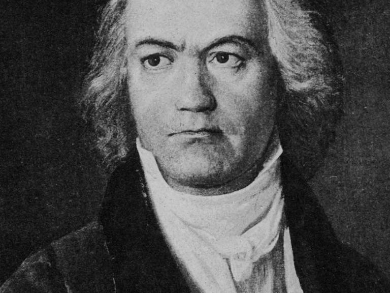 Porträt des Komponisten Ludwig van Beethoven (1770-1827).