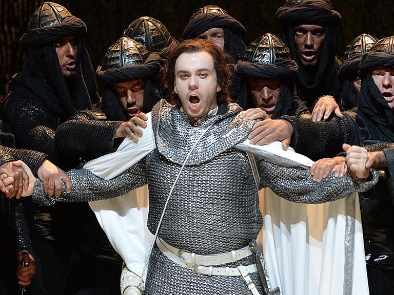 Der französische Tenor Benjamin Bernheim während einer Probe für Franz Schuberts "Fierrabras" in Salzburg.