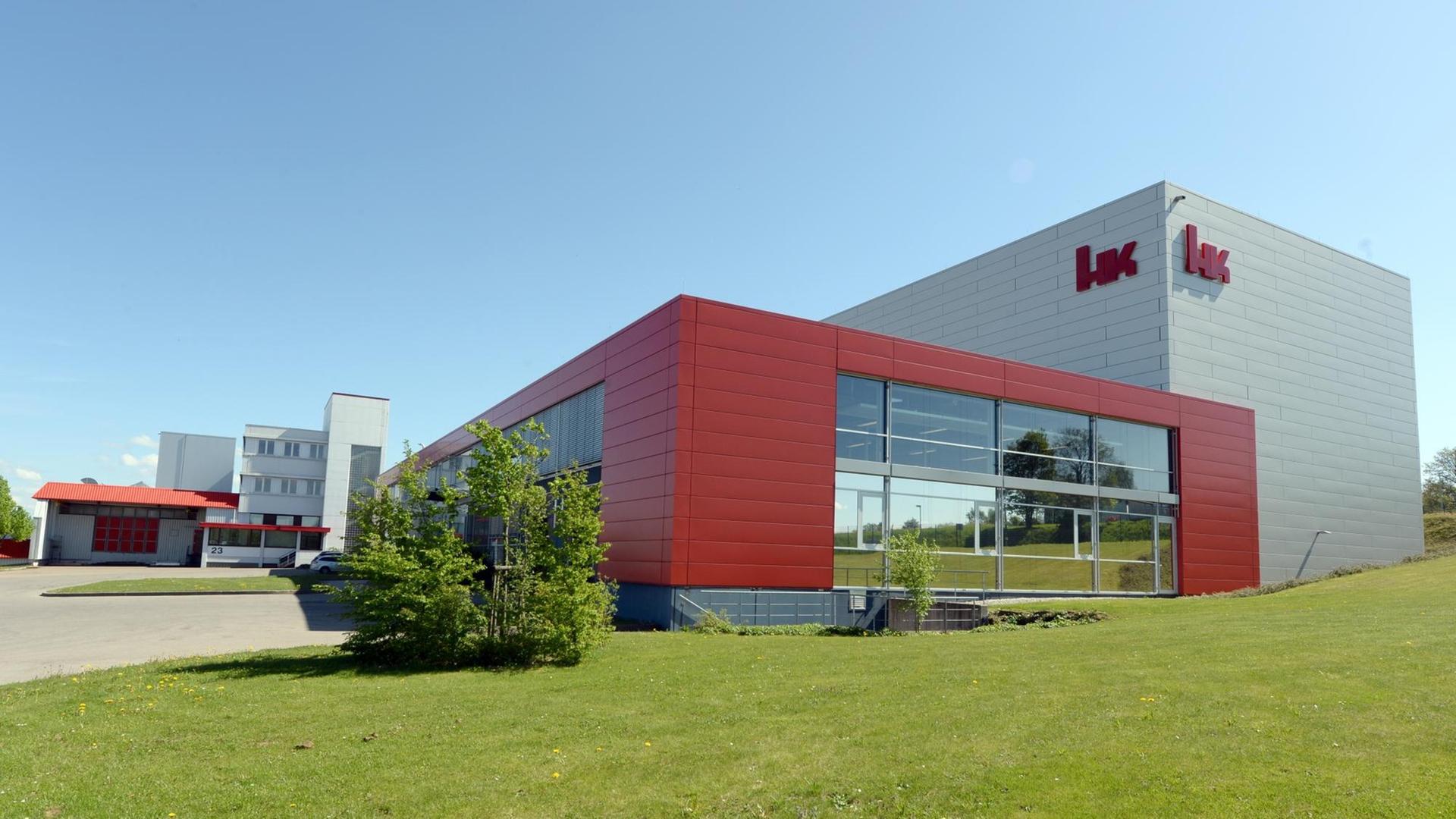 Der Firmensitz des Waffenproduzenten Heckler und Koch in Oberndorf, Baden-Württemberg Der Firmensitz des Waffenproduzenten Heckler und Koch in Oberndorf, Baden-Württemberg