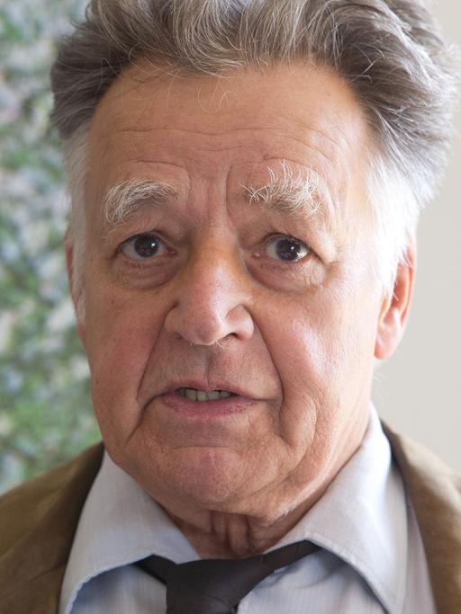 Der Präsident der Sächsischen Akademie der Künste, Peter Gülke, aufgenommen am 29.08.2013 in Dresden (Sachsen)