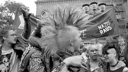 Punks beim "Chaos-Tag" in Hannover 1984