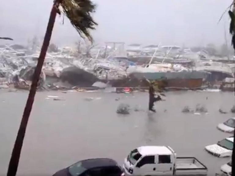 Die Folgen des Hurrikans "Irma" in Puerto Rico
