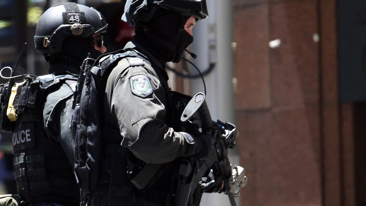 Bewaffnete Polizisten während der Geiselnahme in Sydney
