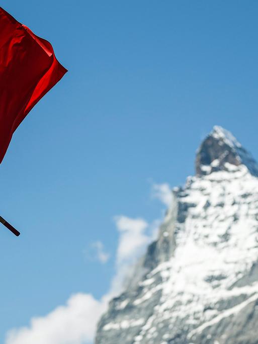Ein Traumziel für Bergsteiger: das Matterhorn in der Schweiz.