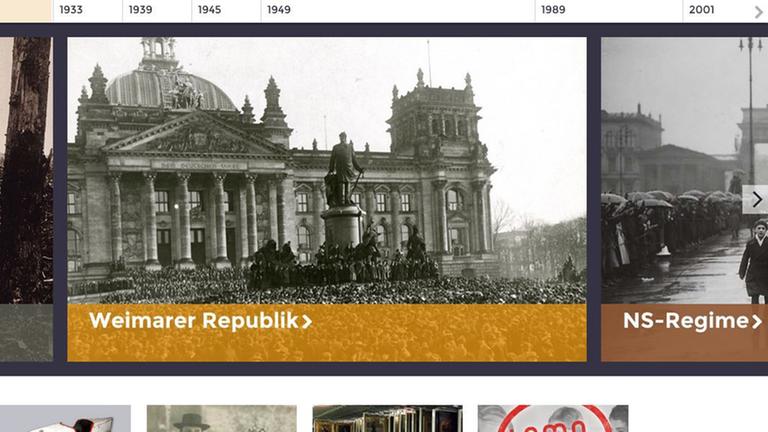 Das Webportal "Lebendiges Museum Online"