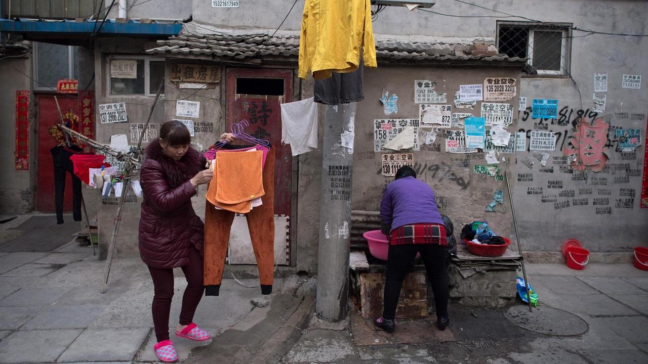 Heiqiaocun ist ein Viertel in Chinas Hauptstadt Peking, in dem vor allem Wanderarbeiter leben.