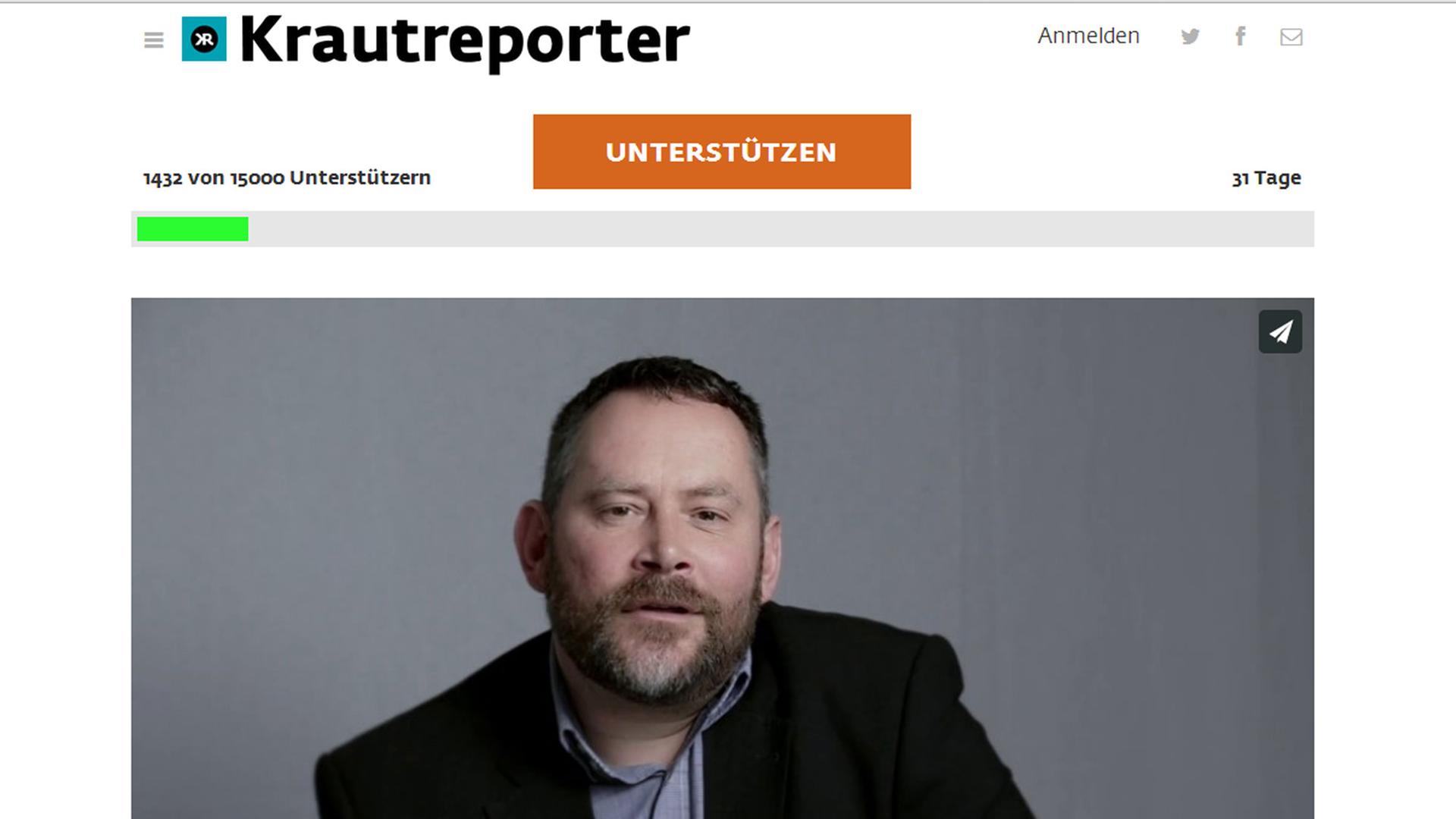 Das Online-Magazin "Krautreporter" sucht Unterstützer für unabhängigen Journalismus im Netz.
