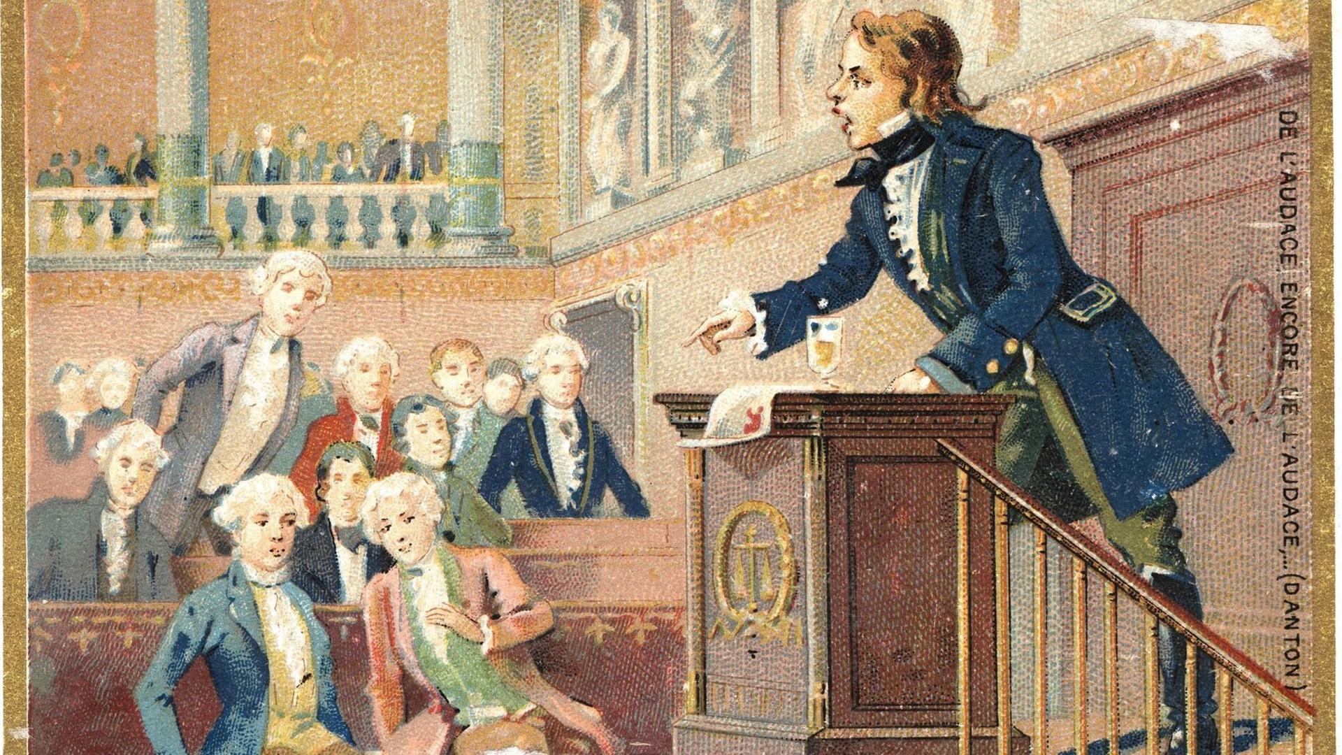 Rede Dantons in der Nationalversammlung zur Verteidigung des Vaterlandes am 2.September 1792