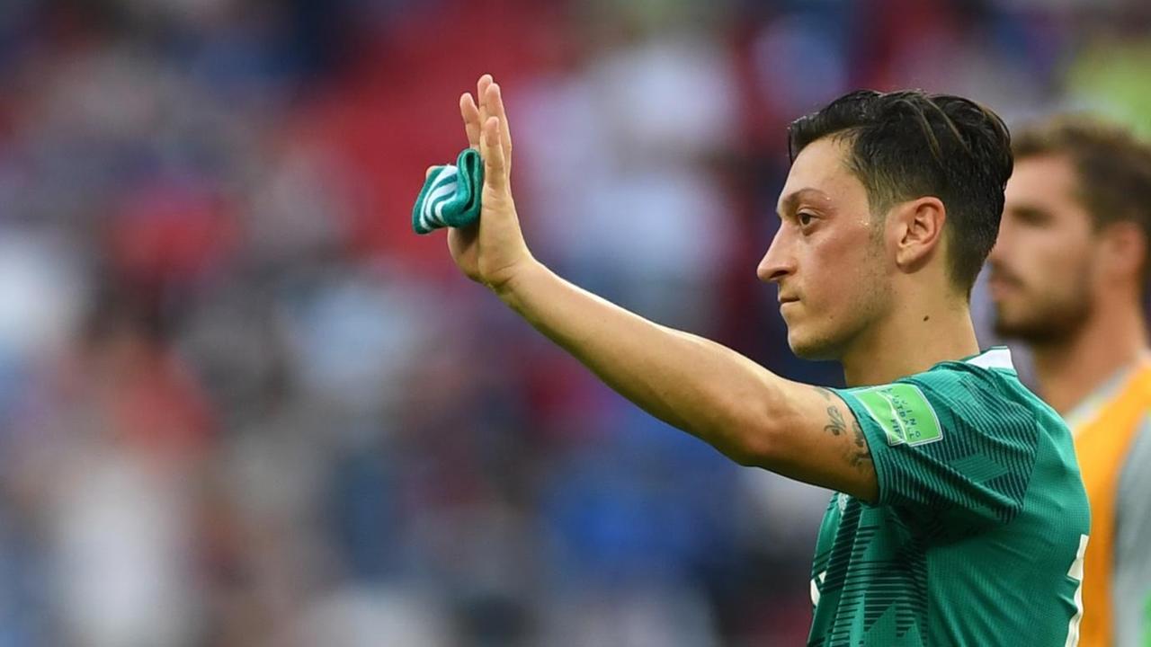 Mesut Özil nach dem Spiel gegen Südkorea bei der WM in Russland.
