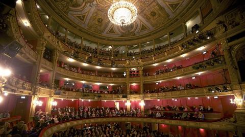 Blick in den Zuschauerraum der Oper in Gent