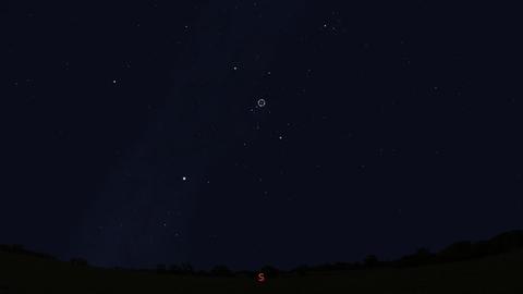 Der Stern Mintaka ist der rechte der drei Gürtelsterne im Orion