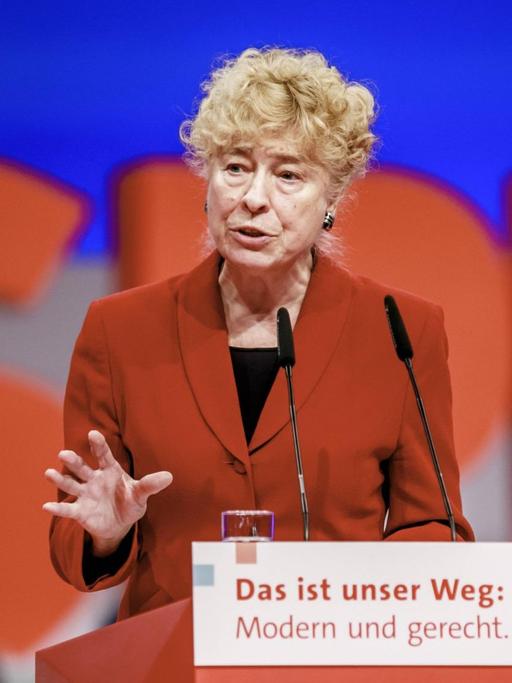Gesine Schwan beim SPD-Parteitag im Dezember 2017 in Berlin