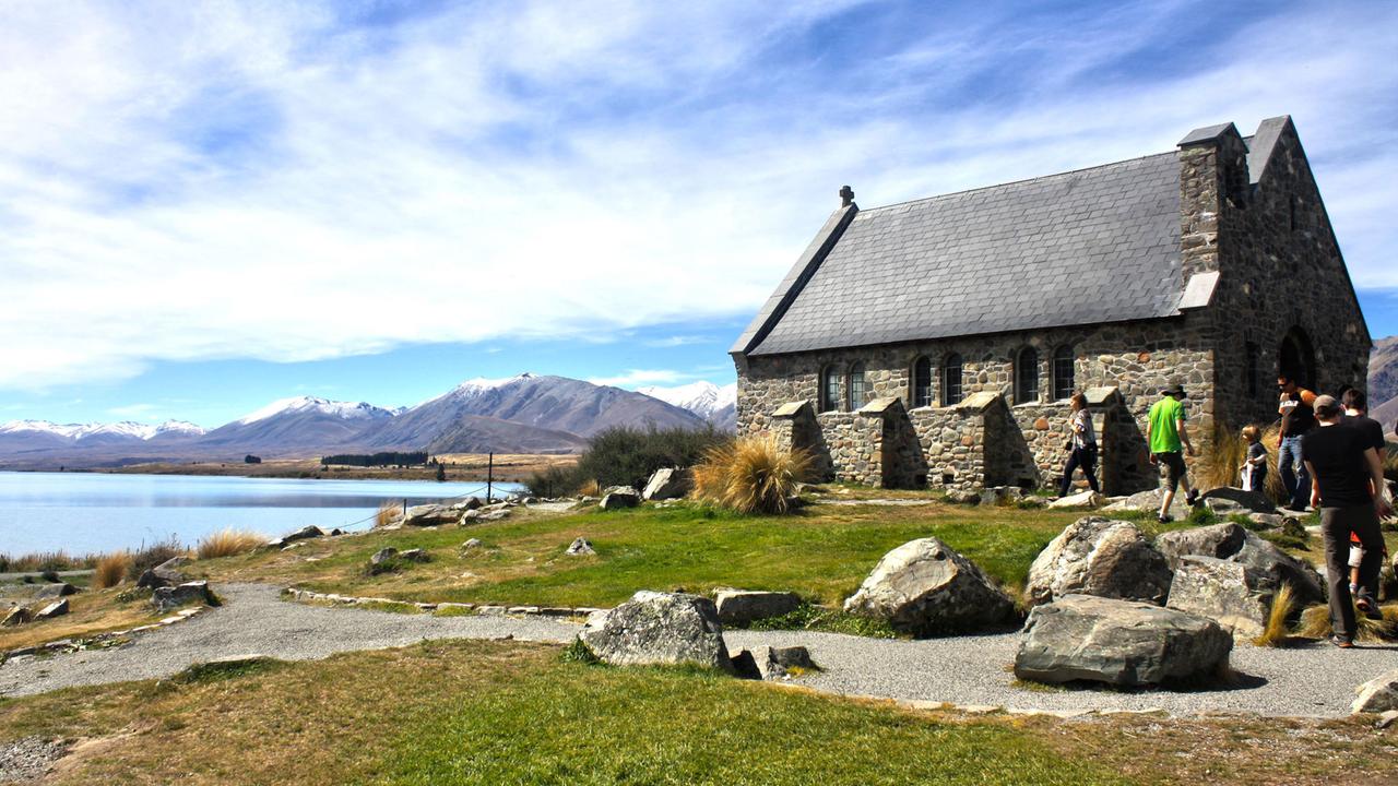 Die Kirche des guten Hirten am Lake Tekapo gehört zu den meist fotografierten Motiven in Neuseeland
